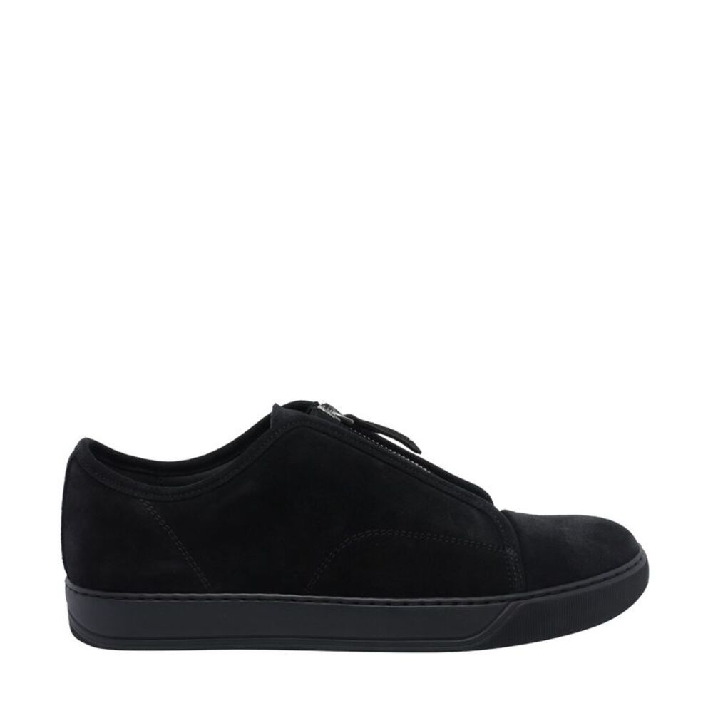 Lanvin Men Suede Dbb1 Zip Sneakers